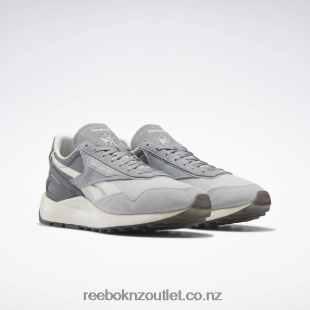 Pure Grey 4/Chalk/Cold Grey 6 2B4626133 Classic Leather Legacy AZ Shoes Reebok