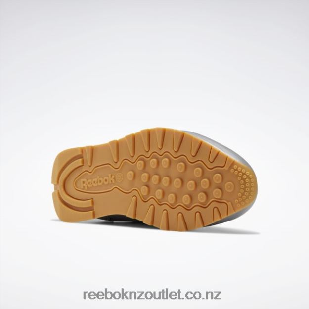 Pure Grey 5/Ftwr White/Reebok Rubber Gum-03 2B4626148 Classic Leather Shoes Reebok