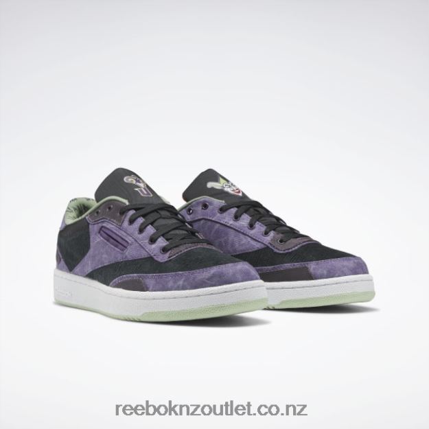 Purple Shade/Spirit White/Vintage Green 2B462695 DC Club C 85 Shoes Reebok