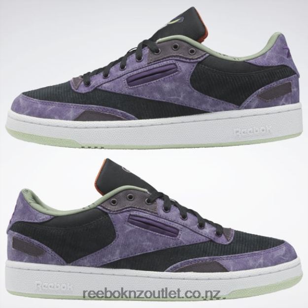 Purple Shade/Spirit White/Vintage Green 2B462695 DC Club C 85 Shoes Reebok