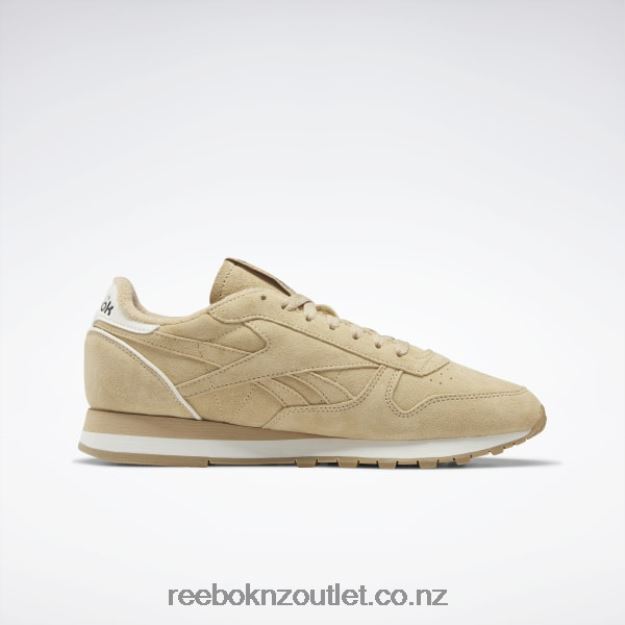 Sahara/Glen Green/Reebok Rubber Gum-04 2B4626349 Classic Leather 1983 Vintage Shoes Reebok