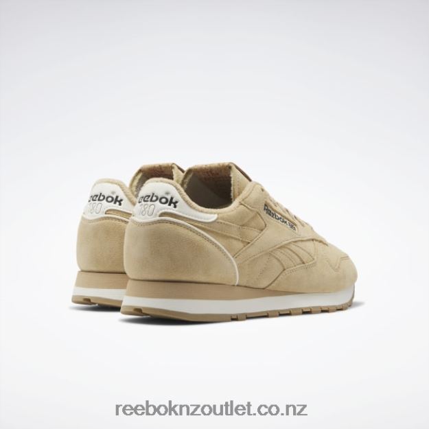 Sahara/Glen Green/Reebok Rubber Gum-04 2B4626349 Classic Leather 1983 Vintage Shoes Reebok