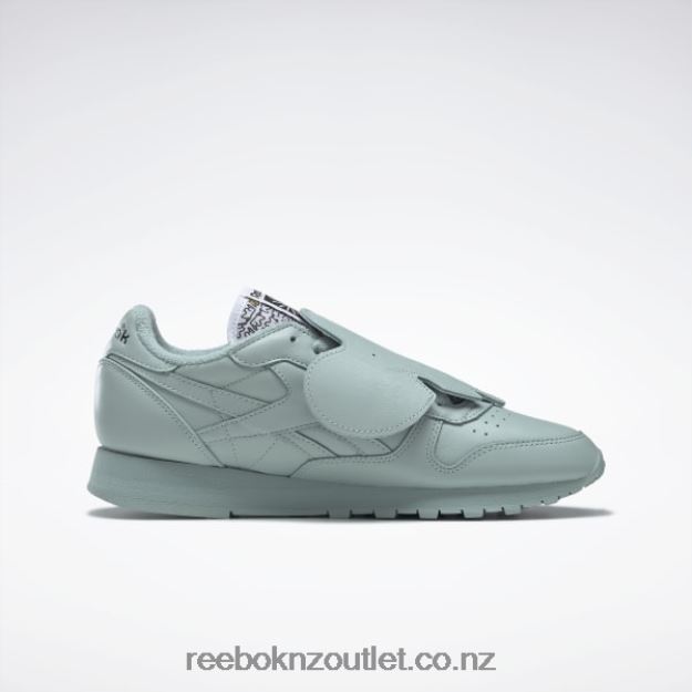 Seaside Grey/Core Black 2B4626548 Eames Classic Leather Shoes Reebok