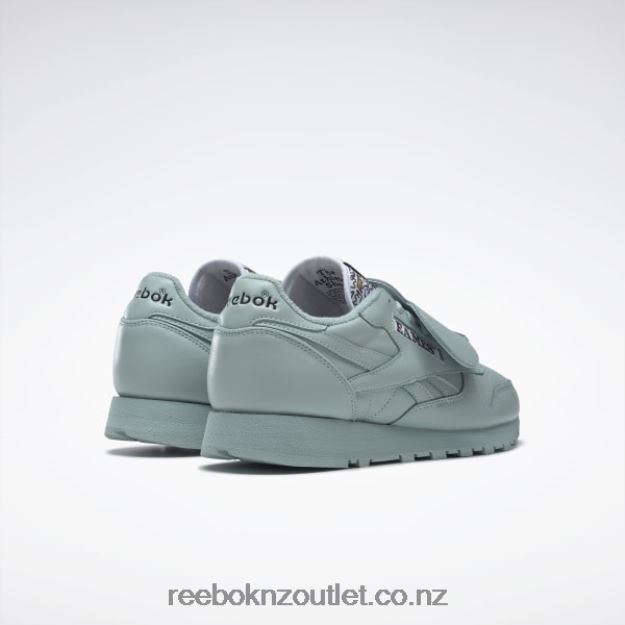 Seaside Grey/Core Black 2B4626548 Eames Classic Leather Shoes Reebok
