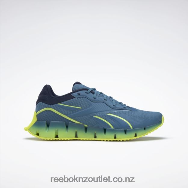 Steely Blue S23-R/Solar Acid Yellow/Vector Navy