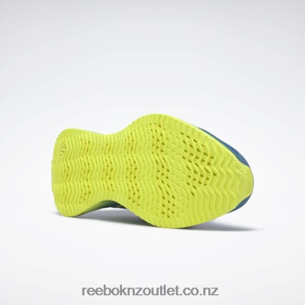 Steely Blue S23-R/Solar Acid Yellow/Vector Navy 2B4626195 Zig Dynamica 4 Shoes Reebok