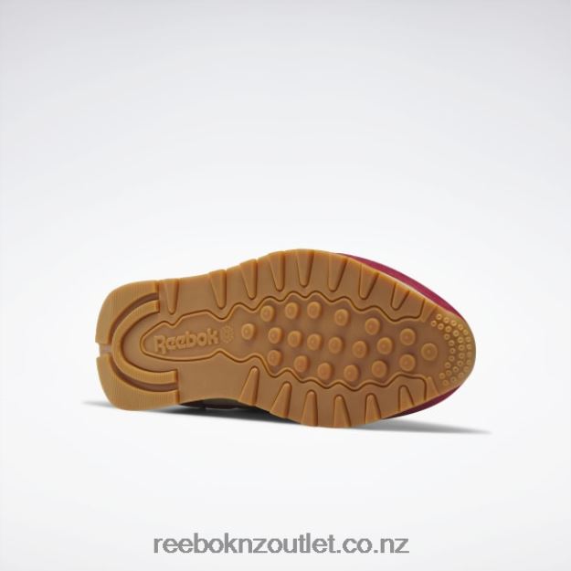 Triathlon Red/Straw S18-R/Burnt Sienna 2B4626154 Classic Leather Shoes Reebok