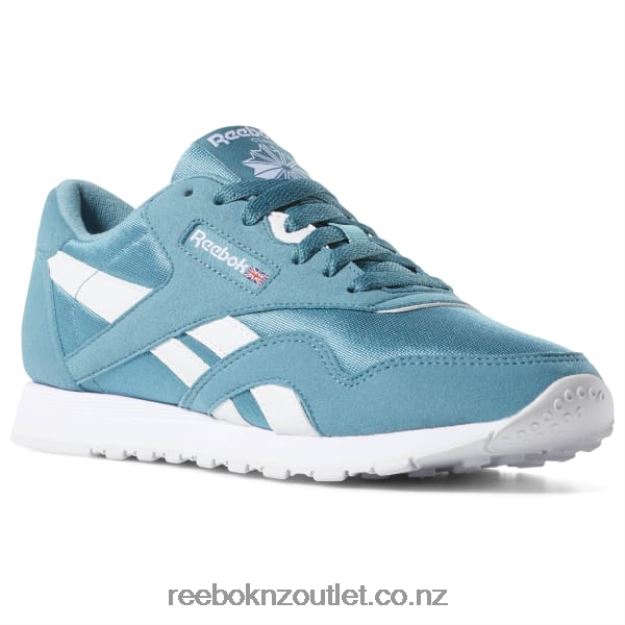 Turquoise/White 2B4626955 Classic Nylon Color Shoes Reebok