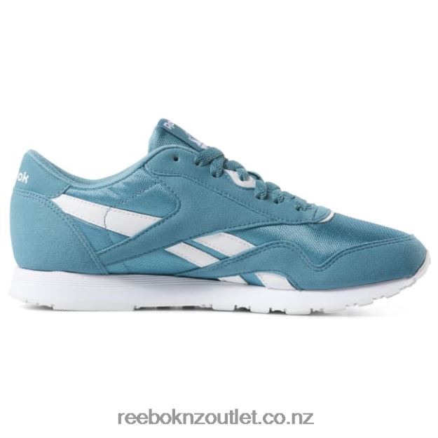 Turquoise/White 2B4626955 Classic Nylon Color Shoes Reebok