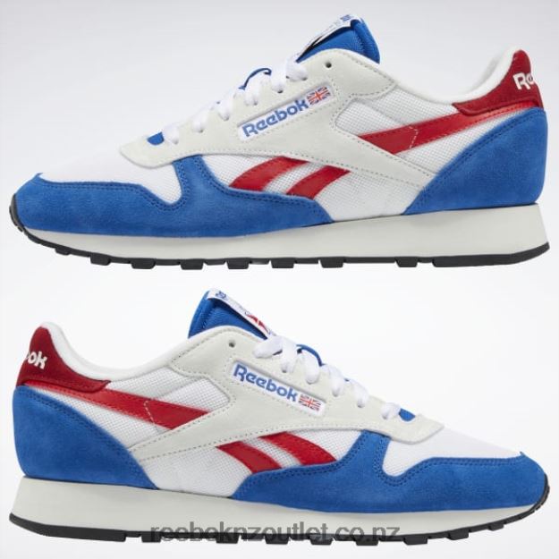 Vector Blue/Ftwr White/Vector Red 2B4626153 Classic Leather Make It Yours Shoes Reebok