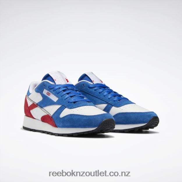 Vector Blue/Vector Red/Ftwr White 2B462688 Classic Leather Make It Yours Shoes Reebok