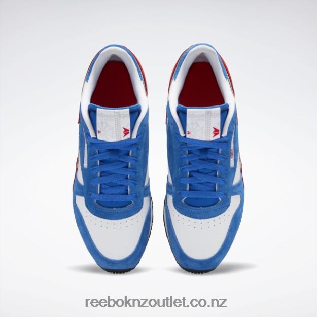 Vector Blue/Vector Red/Ftwr White 2B462688 Classic Leather Make It Yours Shoes Reebok
