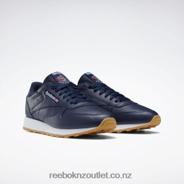 Vector Navy/Ftwr White/Reebok Rubber Gum-03 2B4626105 Classic Leather Shoes Reebok