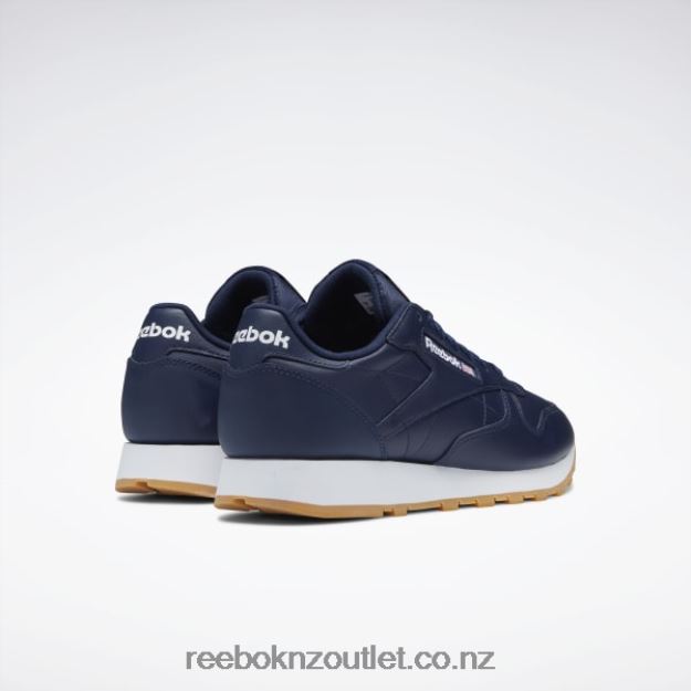Vector Navy/Ftwr White/Reebok Rubber Gum-03 2B4626105 Classic Leather Shoes Reebok