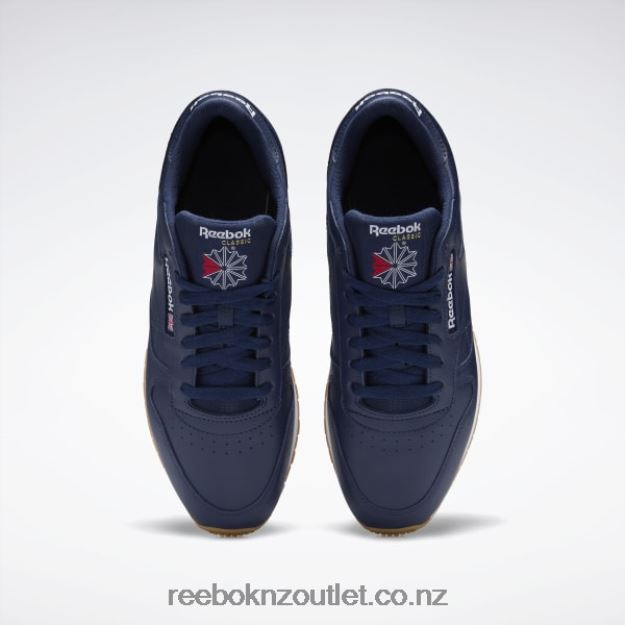 Vector Navy/Ftwr White/Reebok Rubber Gum-03 2B4626105 Classic Leather Shoes Reebok