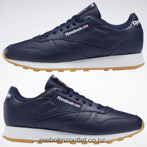 Vector Navy/Ftwr White/Reebok Rubber Gum-03 2B4626105 Classic Leather Shoes Reebok
