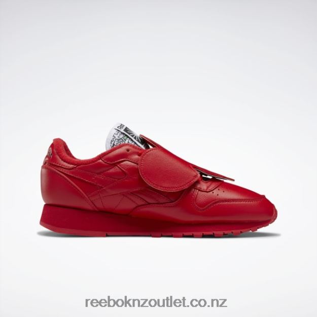 Vector Red/Core Black 2B4626486 Eames Classic Leather Shoes Reebok