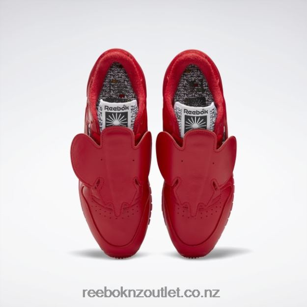 Vector Red/Core Black 2B4626486 Eames Classic Leather Shoes Reebok
