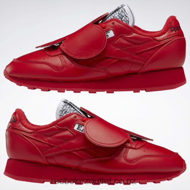 Vector Red/Core Black 2B4626486 Eames Classic Leather Shoes Reebok
