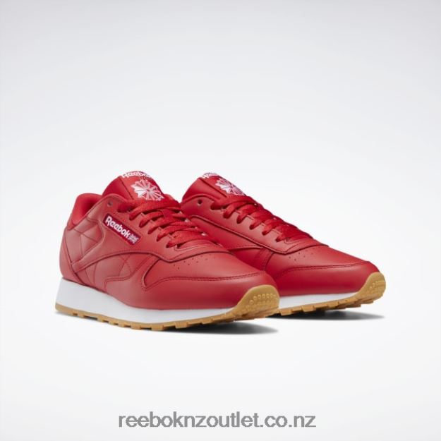 Vector Red/Ftwr White/Reebok Rubber Gum-03 2B4626126 Classic Leather Shoes Reebok
