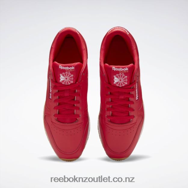 Vector Red/Ftwr White/Reebok Rubber Gum-03 2B4626126 Classic Leather Shoes Reebok