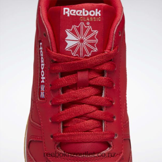 Vector Red/Ftwr White/Reebok Rubber Gum-03 2B4626126 Classic Leather Shoes Reebok