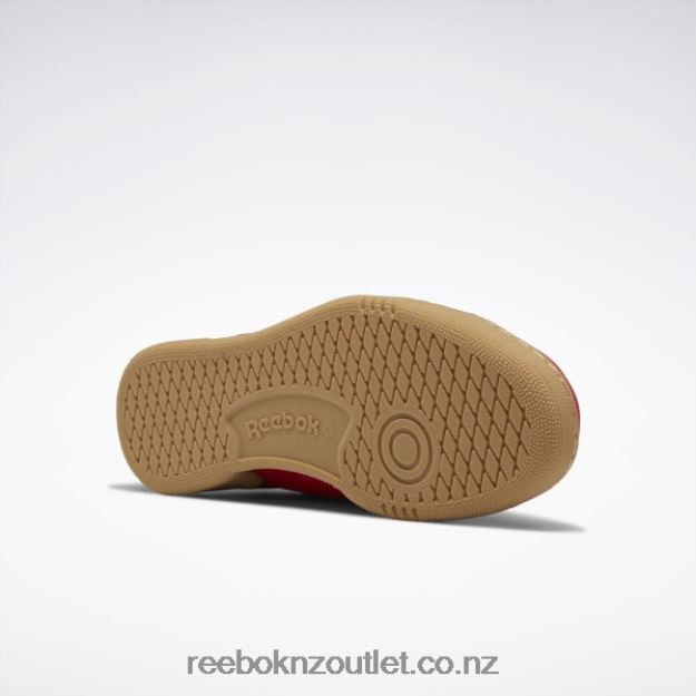 Vector Red/Glen Green/Reebok Rubber Gum-04 2B4626463 Club C 85 Grounds Shoes Reebok