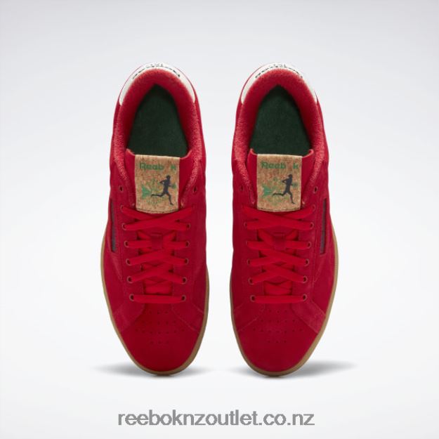 Vector Red/Glen Green/Reebok Rubber Gum-04 2B4626463 Club C 85 Grounds Shoes Reebok