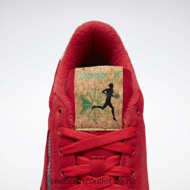 Vector Red/Glen Green/Reebok Rubber Gum-04 2B4626463 Club C 85 Grounds Shoes Reebok