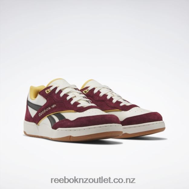 Vintage Chalk S23-R/Classic Burgundy/Core Black 2B4626143 BB 4000 II Basketball Shoes Reebok