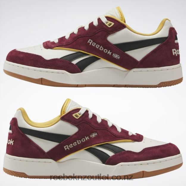 Vintage Chalk S23-R/Classic Burgundy/Core Black 2B4626143 BB 4000 II Basketball Shoes Reebok