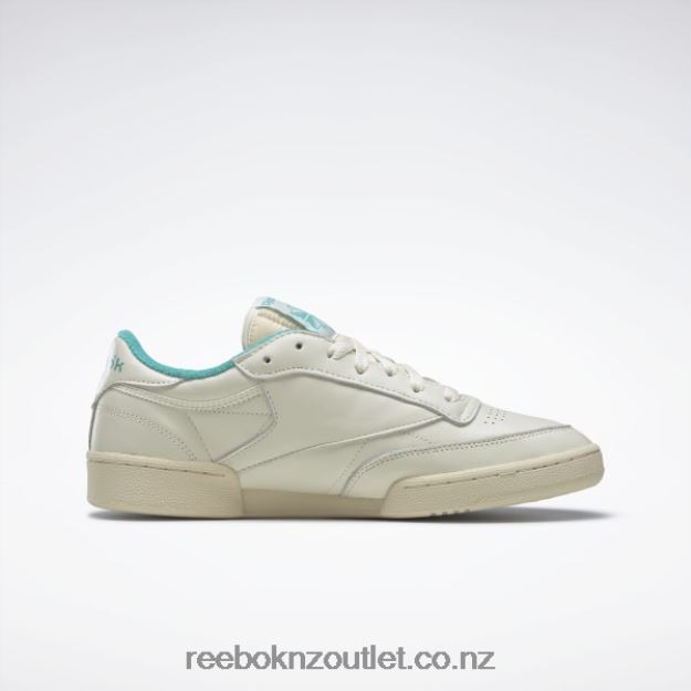 Vintage Chalk S23-R/Paper White/Classic Teal 2B462673 Club C 85 Vintage Shoes Reebok
