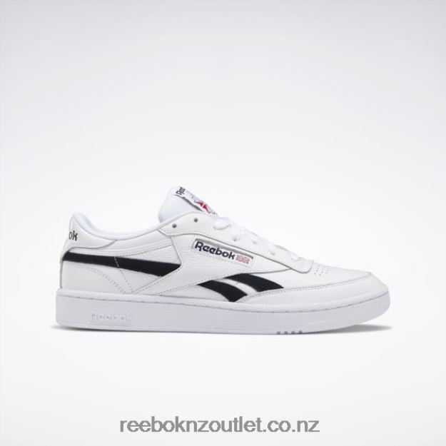 White/Black 2B4626147 Club C Revenge Men's Shoes Reebok