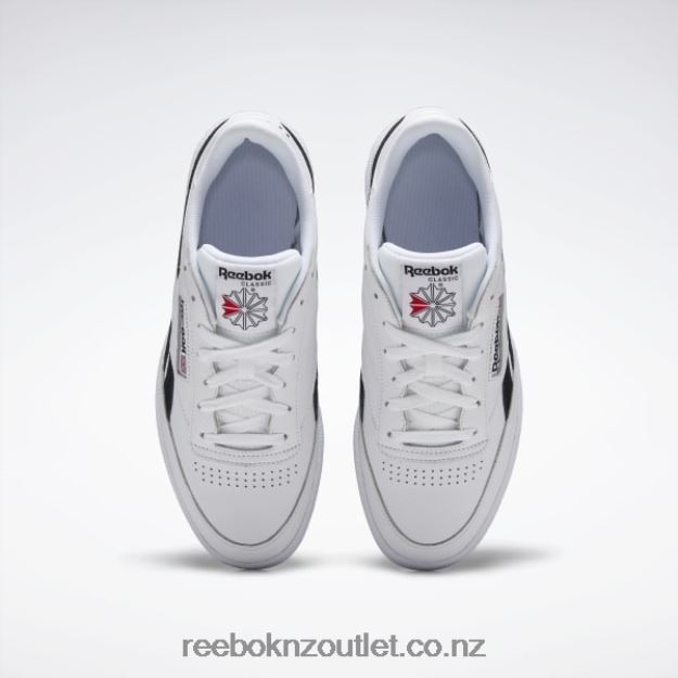 White/Black 2B4626147 Club C Revenge Men\'s Shoes Reebok