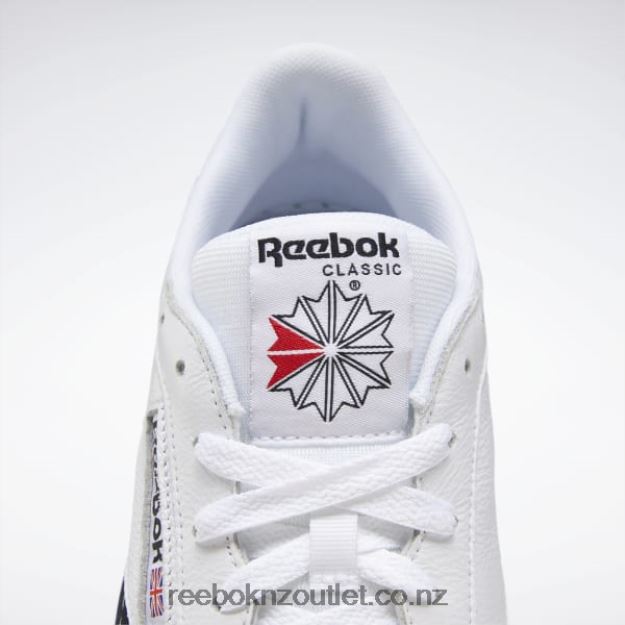 White/Black 2B4626147 Club C Revenge Men\'s Shoes Reebok