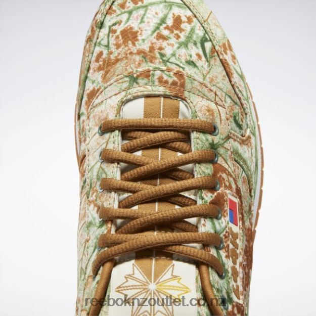 Wild Brown/Bright Ochre/Pale Yellow 2B462672 Classic Leather LQQK Shoes Reebok