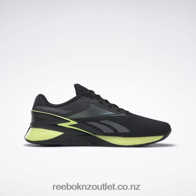 Core Black/Energy Glow/Smash Orange S23-R 2B462635 Nano X3 Shoes Reebok