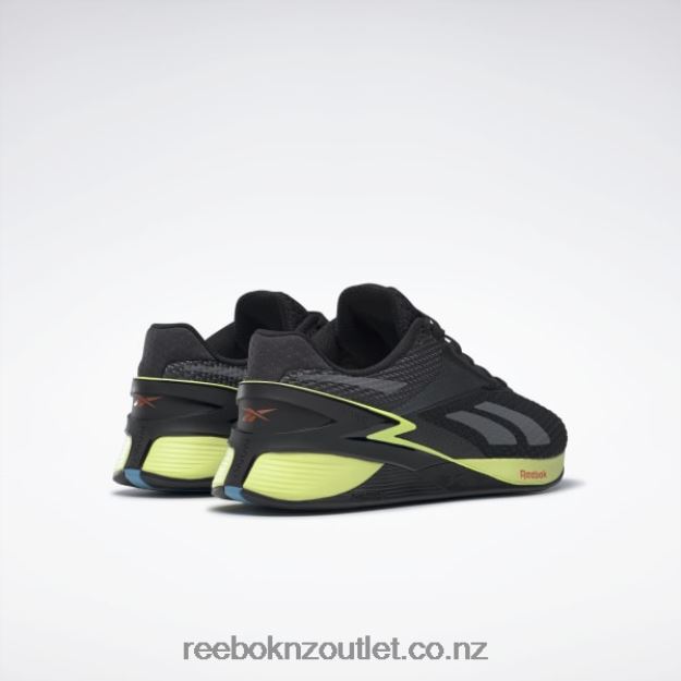 Core Black/Energy Glow/Smash Orange S23-R 2B462635 Nano X3 Shoes Reebok