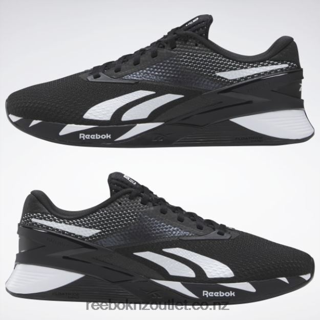 Core Black/Ftwr White/Smash Orange S23-R 2B462628 Nano X3 Shoes Reebok