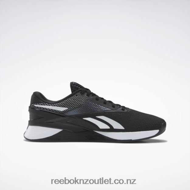 Core Black/Ftwr White/Smash Orange S23-R 2B462628 Nano X3 Shoes Reebok