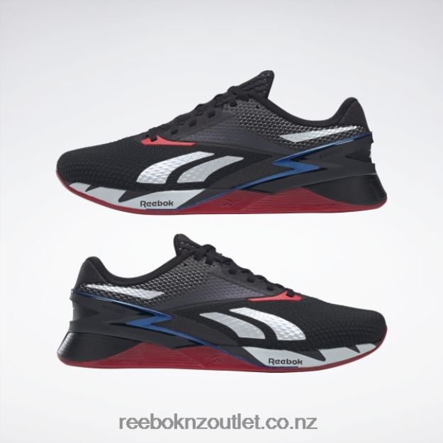 Core Black/Ftwr White/Vector Blue 2B462638 Nano X3 Shoes Reebok