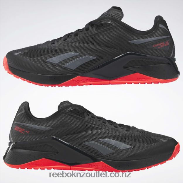 Core Black/Pure Grey 8/Neon Cherry 2B4626119 Nano X2 Froning Training Shoes Reebok