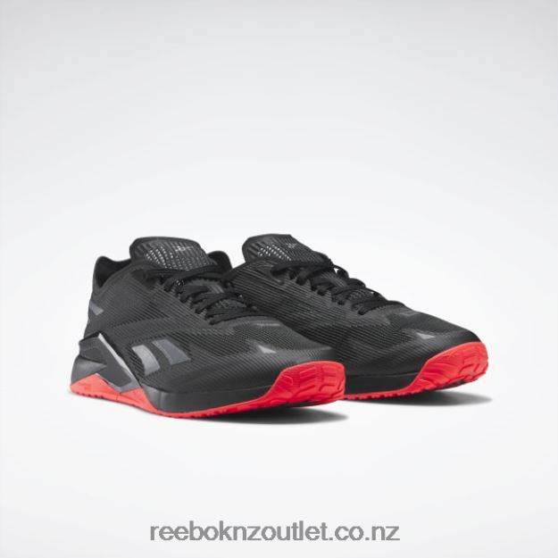 Core Black/Pure Grey 8/Neon Cherry 2B4626119 Nano X2 Froning Training Shoes Reebok