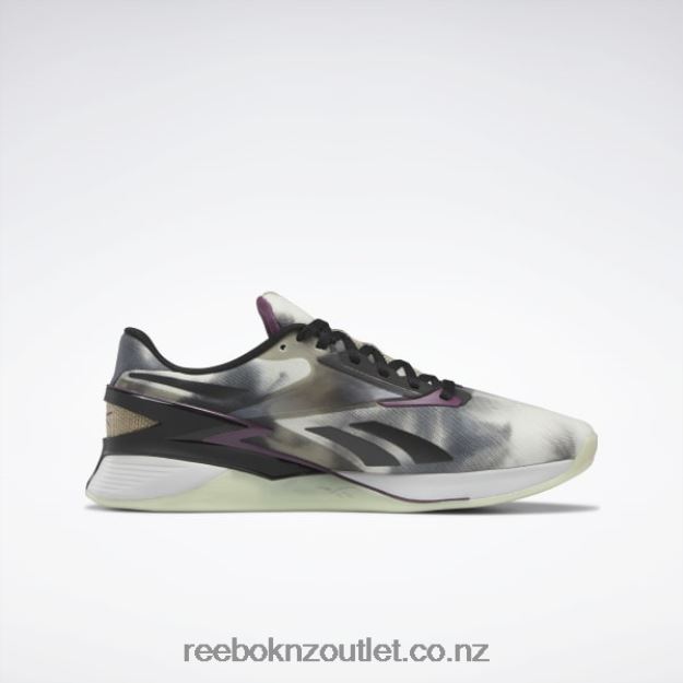 Core Black/Washed Plum F17-R/Storm Glow 2B4626564 Nano X3 Training Shoes Reebok