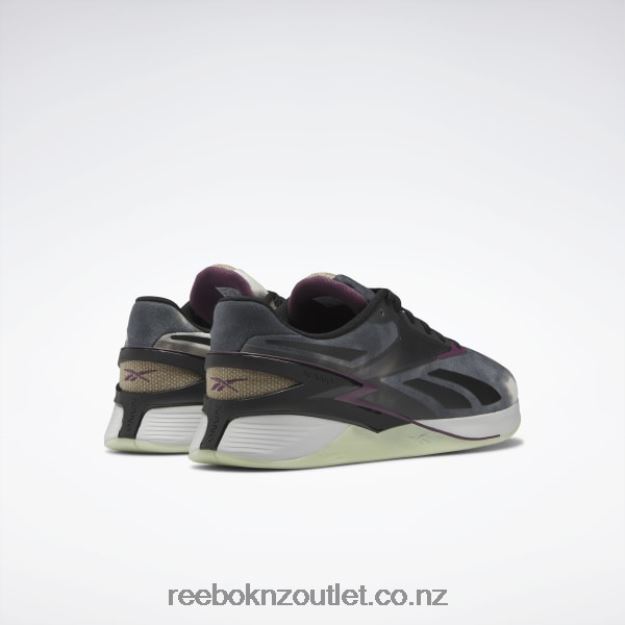 Core Black/Washed Plum F17-R/Storm Glow 2B4626564 Nano X3 Training Shoes Reebok