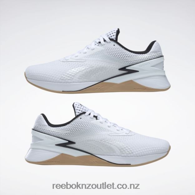 Ftwr White/Core Black/Reebok Rubber Gum-01 2B462651 Nano X3 Shoes Reebok