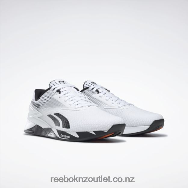 Ftwr White/Core Black/Smash Orange S23-R 2B462641 Nano X3 Shoes Reebok