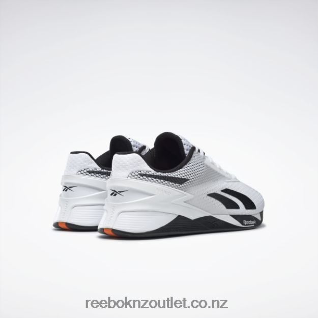 Ftwr White/Core Black/Smash Orange S23-R 2B462641 Nano X3 Shoes Reebok