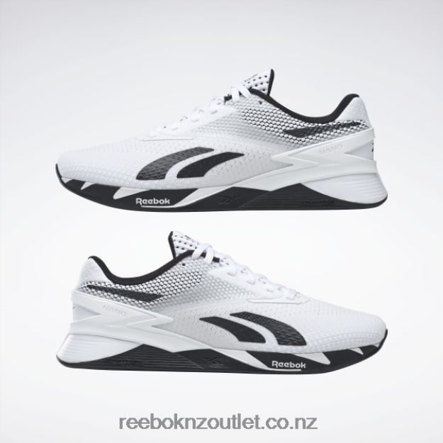 Ftwr White/Core Black/Smash Orange S23-R 2B462641 Nano X3 Shoes Reebok