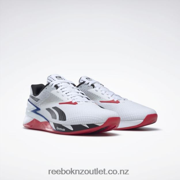 Ftwr White/Core Black/Vector Blue 2B462640 Nano X3 Shoes Reebok